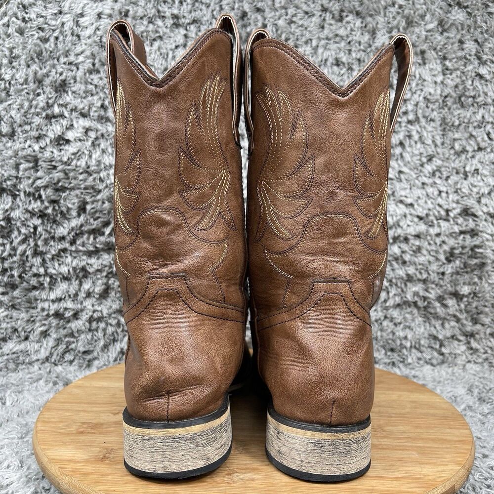 Rollda Kids Cowboy Western Boots Size 7 Riding Rodeo - Picture 4 of 9